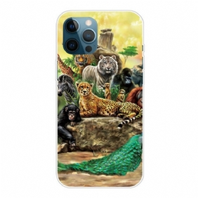 Hoesje voor iPhone 13 Pro Max Safari-dieren