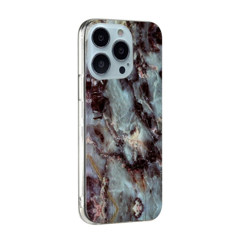 Hoesje voor iPhone 13 Pro Max Vereenvoudigd Marmer