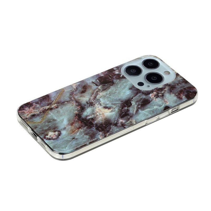 Hoesje voor iPhone 13 Pro Max Vereenvoudigd Marmer