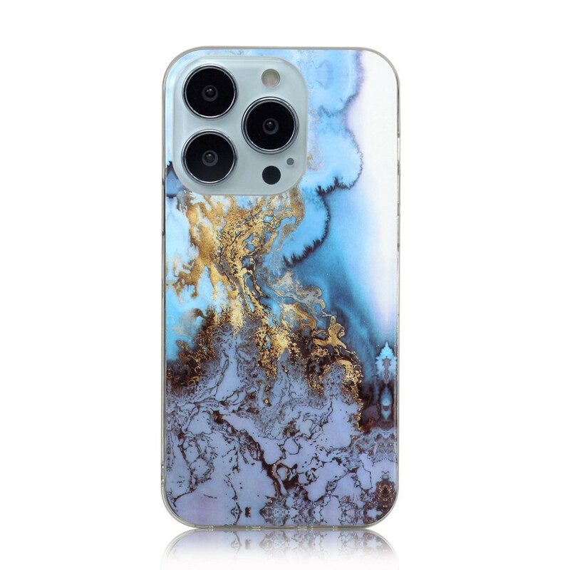 Hoesje voor iPhone 13 Pro Max Vereenvoudigd Marmer