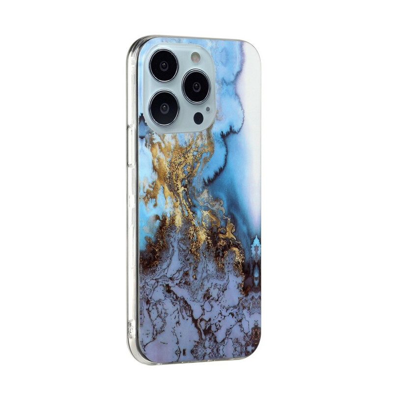 Hoesje voor iPhone 13 Pro Max Vereenvoudigd Marmer