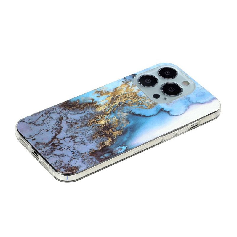 Hoesje voor iPhone 13 Pro Max Vereenvoudigd Marmer