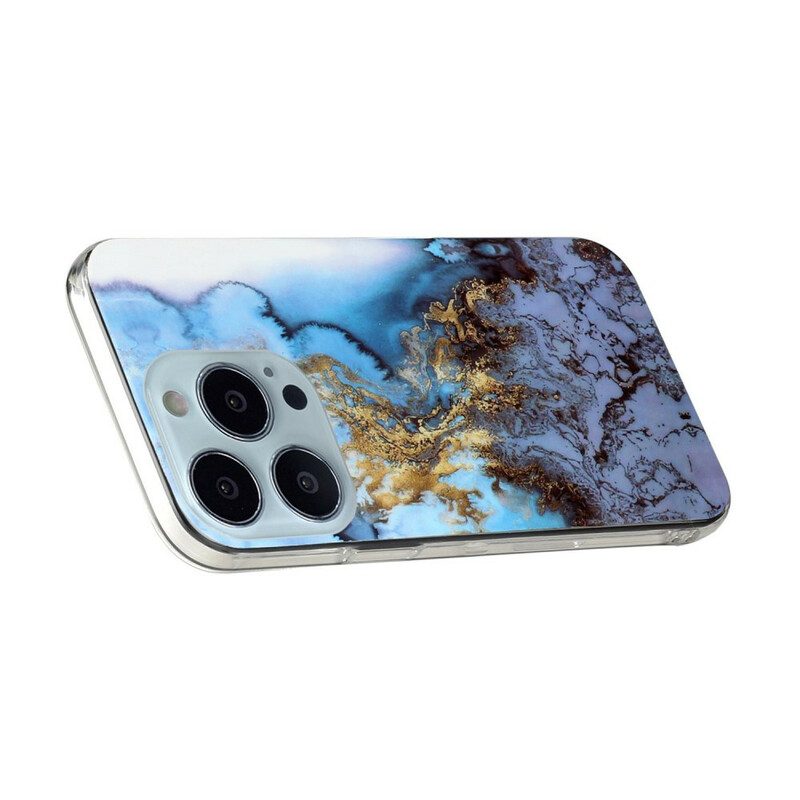 Hoesje voor iPhone 13 Pro Max Vereenvoudigd Marmer