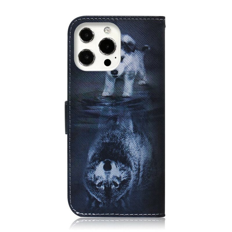 Leren Hoesje voor iPhone 13 Pro Max Ernesto De Wolf