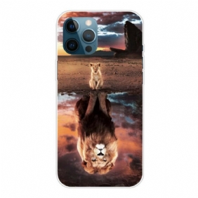 Telefoonhoesje voor iPhone 13 Pro Max Welpen Droom