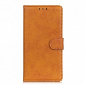 Folio-hoesje voor Realme 8 / 8 Pro Retro Mat Leereffect