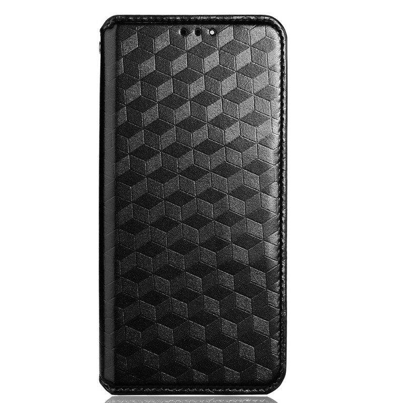 Bescherming Hoesje voor Oppo Find X5 Lite Folio-hoesje Diamant Leereffect