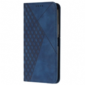 Bescherming Hoesje voor Oppo Find X5 Lite Folio-hoesje Patroon Van Imitatieleer