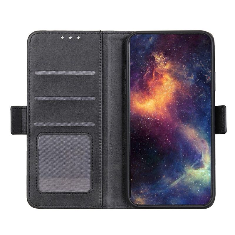 Flip Case voor Oppo Find X5 Lite Folio-hoesje Dubbele Klep