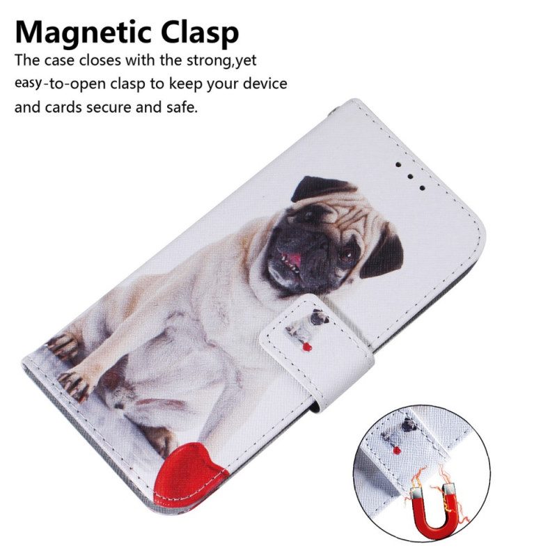 Flip Case voor Oppo Find X5 Lite Mops Hond