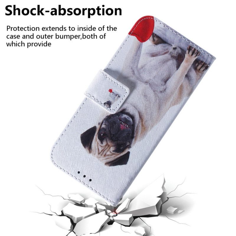 Flip Case voor Oppo Find X5 Lite Mops Hond