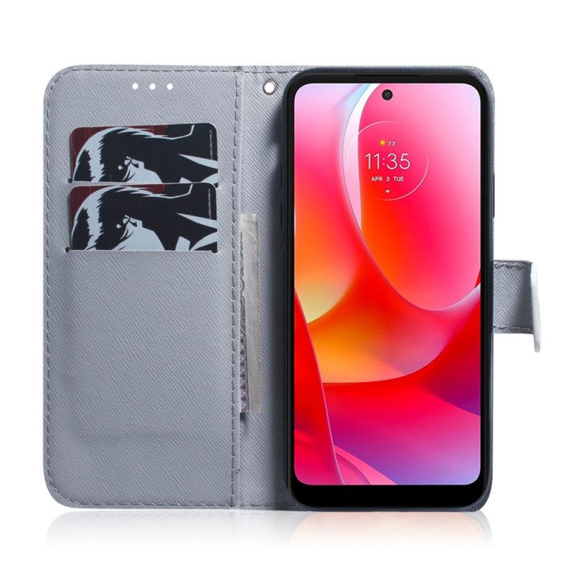 Flip Case voor Oppo Find X5 Lite Premium Bloeiende Boom