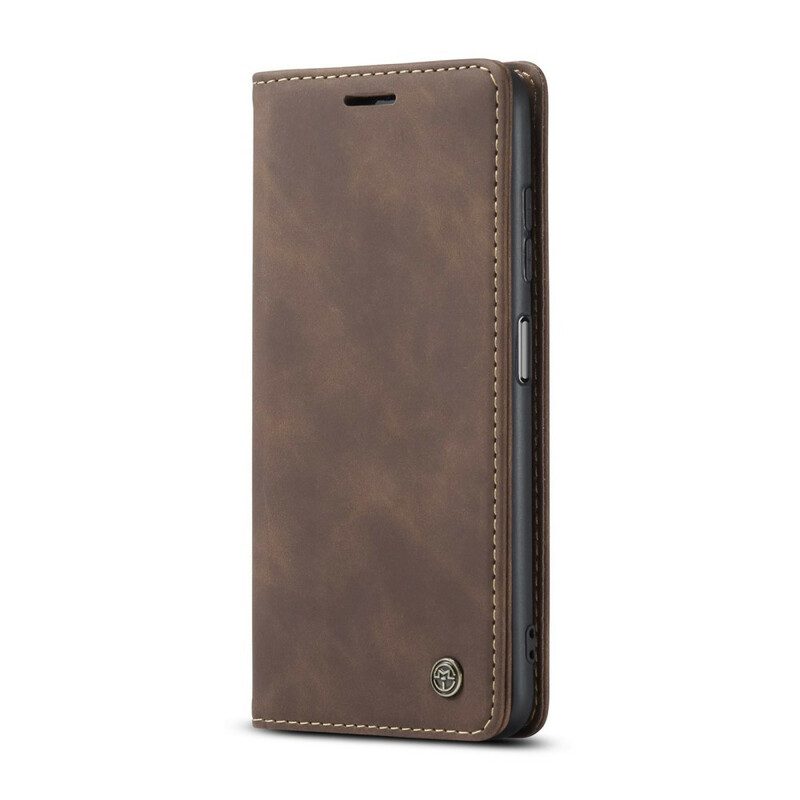 Bescherming Hoesje voor Xiaomi Redmi Note 10 / 10S Folio-hoesje Caseme Leereffect