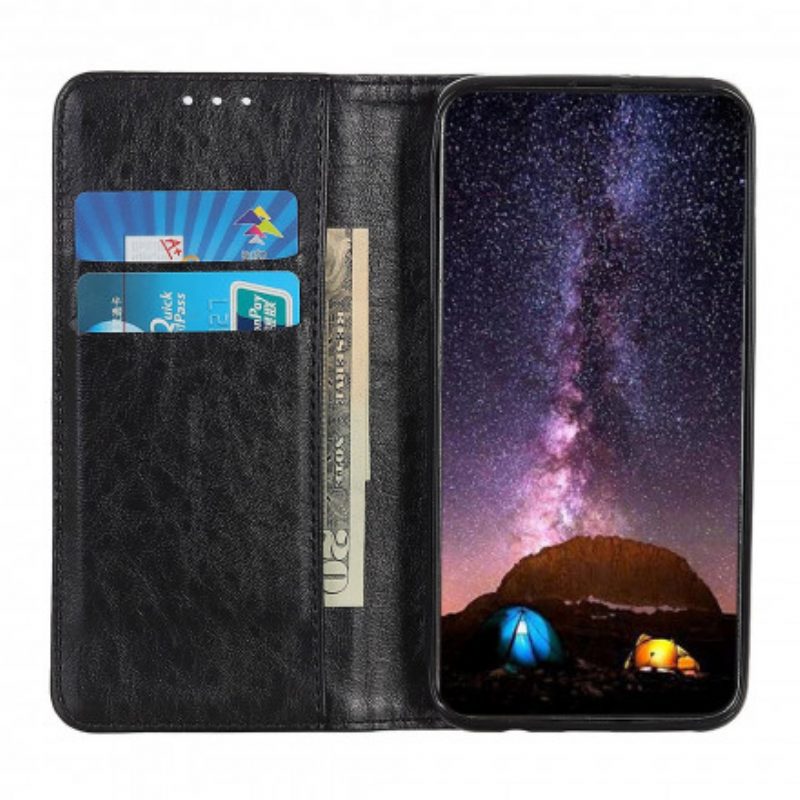 Bescherming Hoesje voor Xiaomi Redmi Note 10 / 10S Folio-hoesje Getextureerd Leereffect