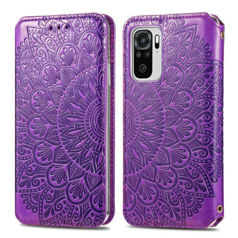 Bescherming Hoesje voor Xiaomi Redmi Note 10 / 10S Folio-hoesje Intense Mandala