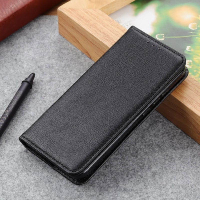 Bescherming Hoesje voor Xiaomi Redmi Note 10 / 10S Folio-hoesje Litchi Splitleer