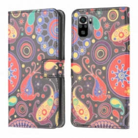 Flip Case voor Xiaomi Redmi Note 10 / 10S Galaxy-ontwerp