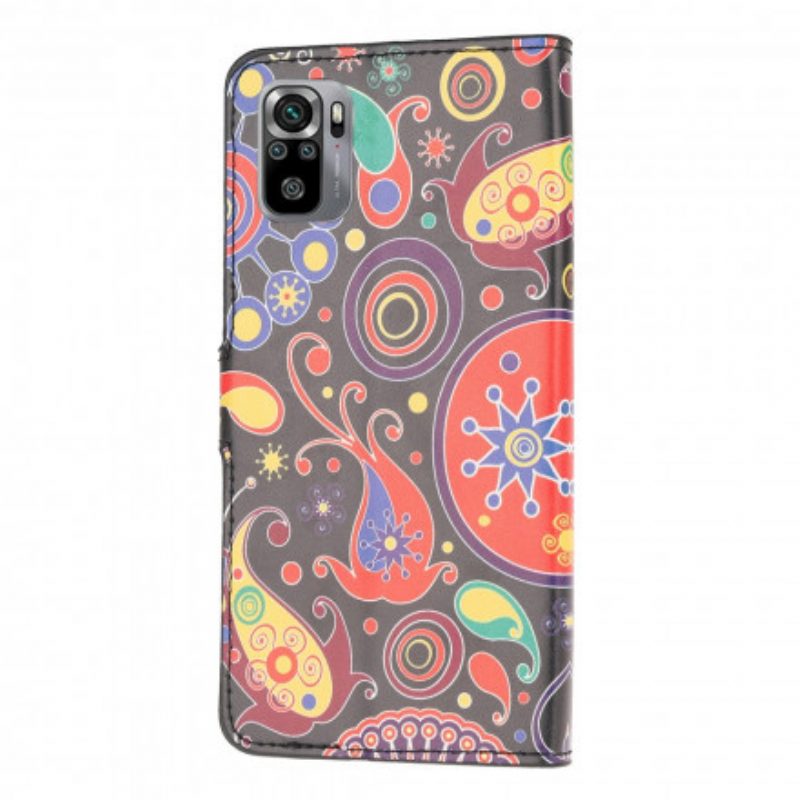 Flip Case voor Xiaomi Redmi Note 10 / 10S Galaxy-ontwerp