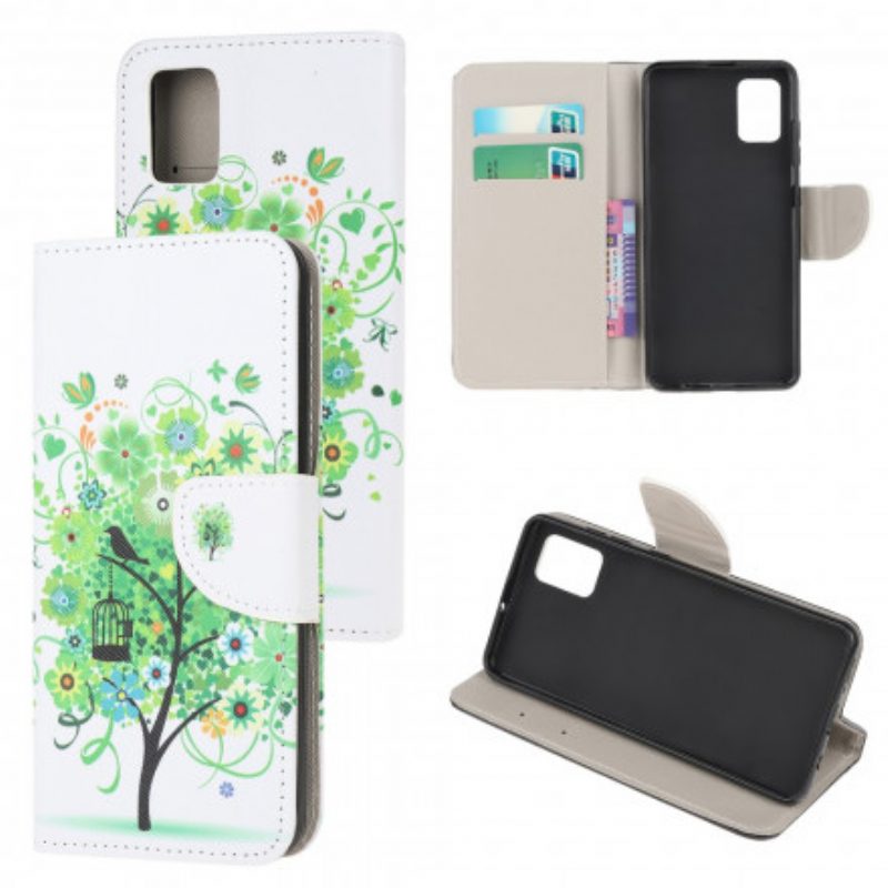 Flip Case voor Xiaomi Redmi Note 10 / 10S Groene Boom