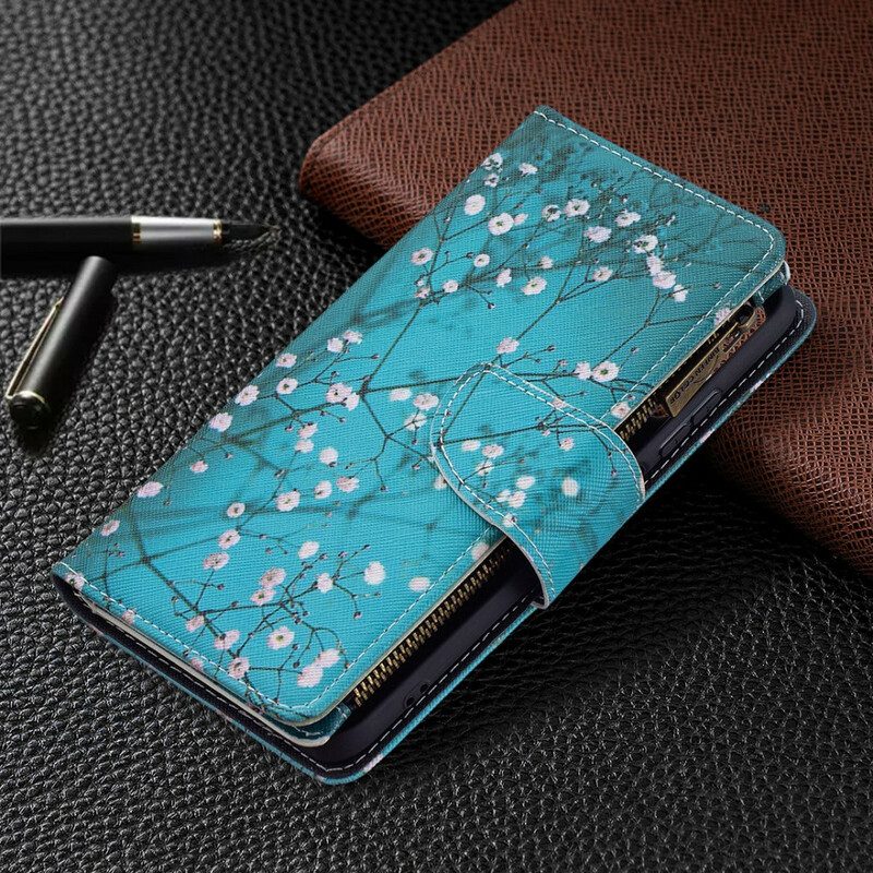 Folio-hoesje voor Xiaomi Redmi Note 10 / 10S Boomzak Met Rits