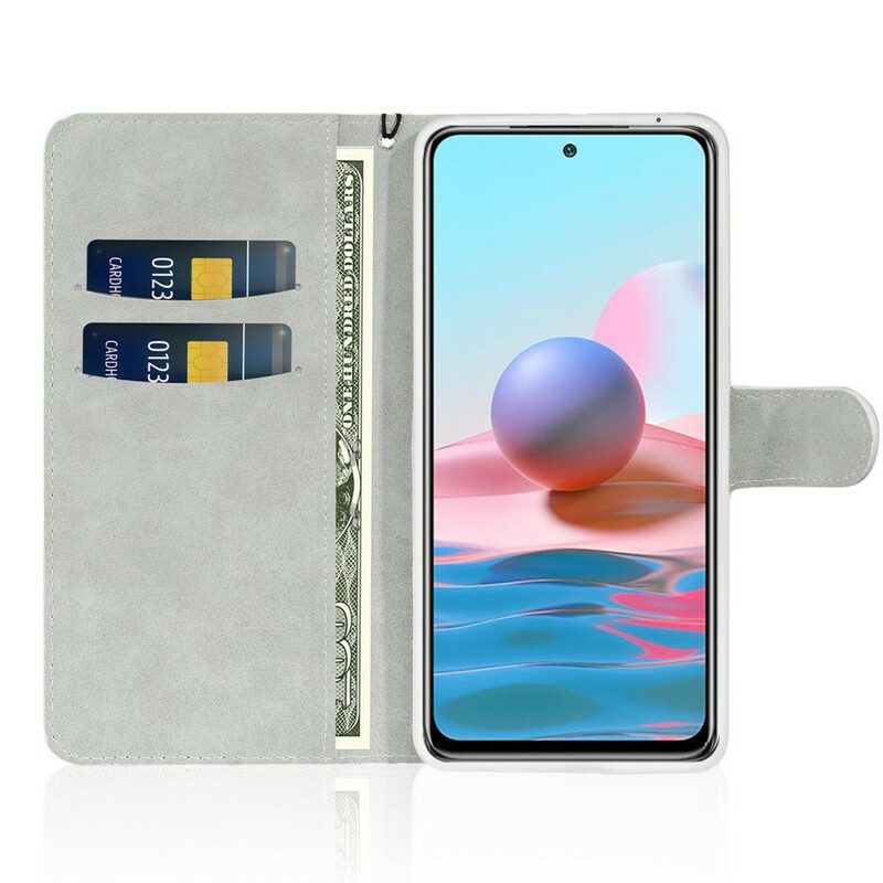 Folio-hoesje voor Xiaomi Redmi Note 10 / 10S Pailletten S-ontwerp