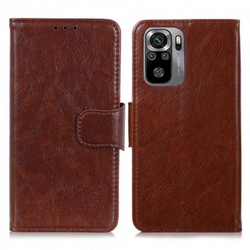 Folio-hoesje voor Xiaomi Redmi Note 10 / 10S Splitnappaleer