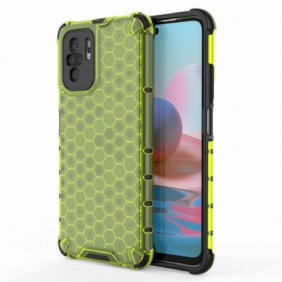 Hoesje voor Xiaomi Redmi Note 10 / 10S Honingraatstijl