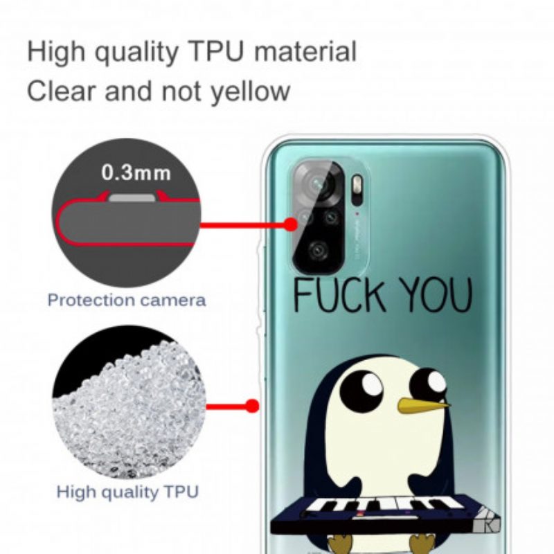 Hoesje voor Xiaomi Redmi Note 10 / 10S Pinguïn Neuk Je