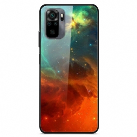 Hoesje voor Xiaomi Redmi Note 10 / 10S Premium Kleuren Gehard Glas