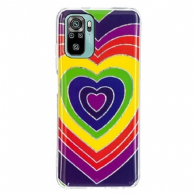 Hoesje voor Xiaomi Redmi Note 10 / 10S Psychedelisch Hart