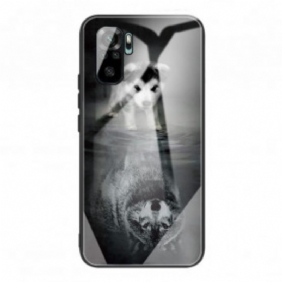 Hoesje voor Xiaomi Redmi Note 10 / 10S Puppy Dream Gehard Glas