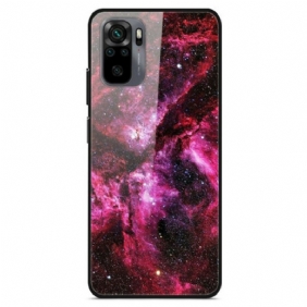 Hoesje voor Xiaomi Redmi Note 10 / 10S Roze Gehard Glas