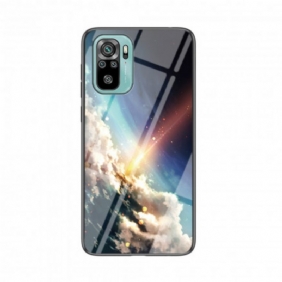 Hoesje voor Xiaomi Redmi Note 10 / 10S Schoonheid Gehard Glas