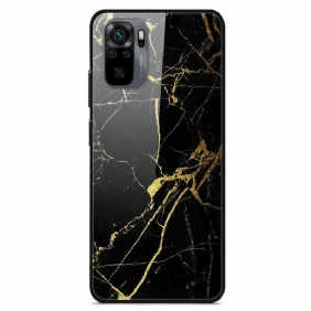 Hoesje voor Xiaomi Redmi Note 10 / 10S Supreme Marmer Gehard Glas