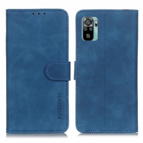 Leren Hoesje voor Xiaomi Redmi Note 10 / 10S Khazneh Vintage Leereffect