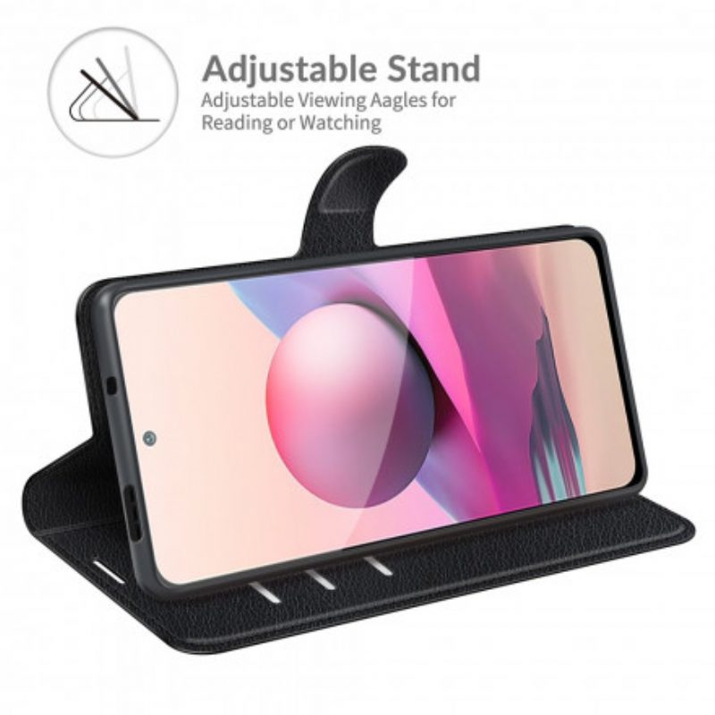 Leren Hoesje voor Xiaomi Redmi Note 10 / 10S Stijl Lederen Magnetische Sluiting