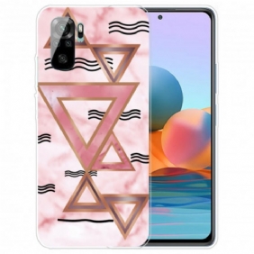 Telefoonhoesje voor Xiaomi Redmi Note 10 / 10S Fantasie Marmer