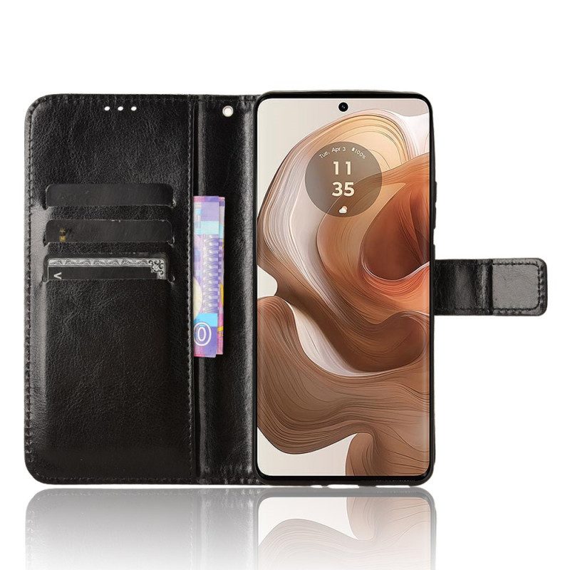 Bescherming Hoesje Motorola Edge 50 Ultra Flitsend Kunstleer