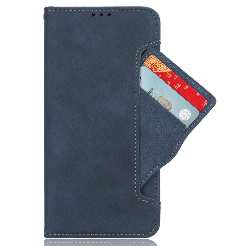 Leren Hoesje Voor Motorola Edge 50 Ultra Multikaarten