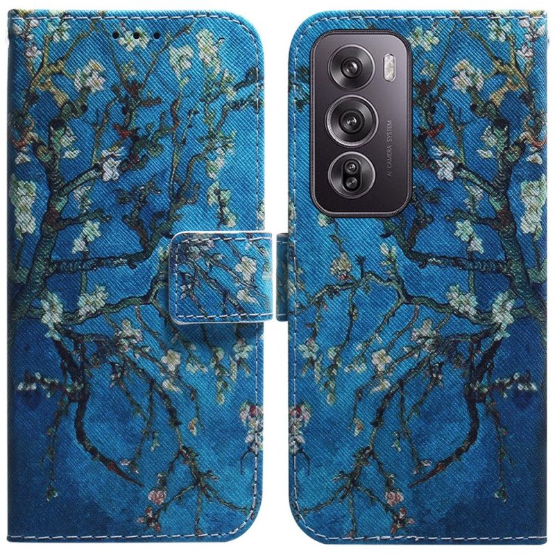 Bescherming Hoesje Oppo Reno 12 Pro 5g Abrikozenbloemen