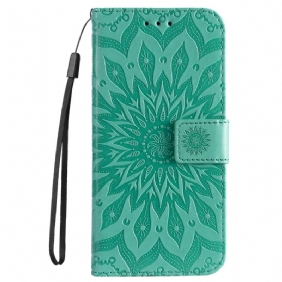 Bescherming Hoesje Oppo Reno 12 Pro 5g Mandala Met Riempje