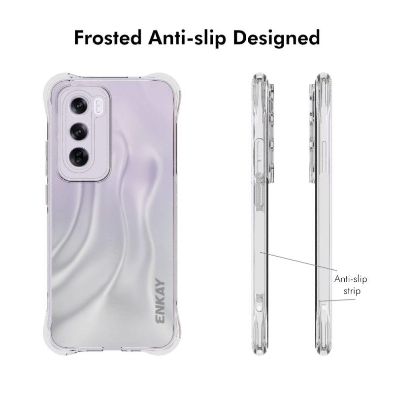 Case Hoesje Oppo Reno 12 Pro 5g Telefoonhoesje Transparant Enkay