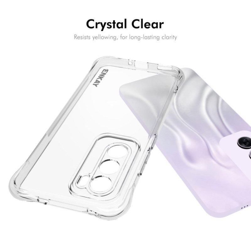 Case Hoesje Oppo Reno 12 Pro 5g Telefoonhoesje Transparant Enkay