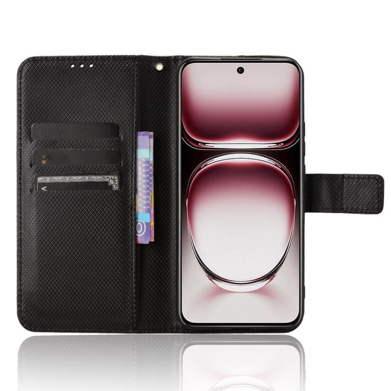 Flip Case Leren Oppo Reno 12 Pro 5g Bandsteken