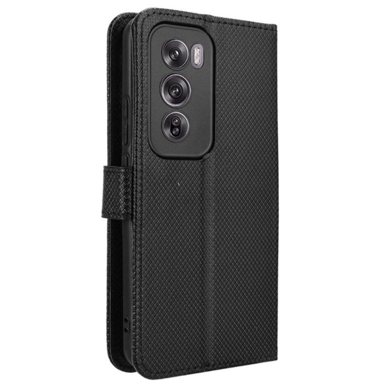 Flip Case Leren Oppo Reno 12 Pro 5g Bandsteken