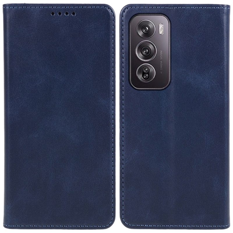 Folio-hoesje Oppo Reno 12 Pro 5g Ledereffect Bescherming Hoesje