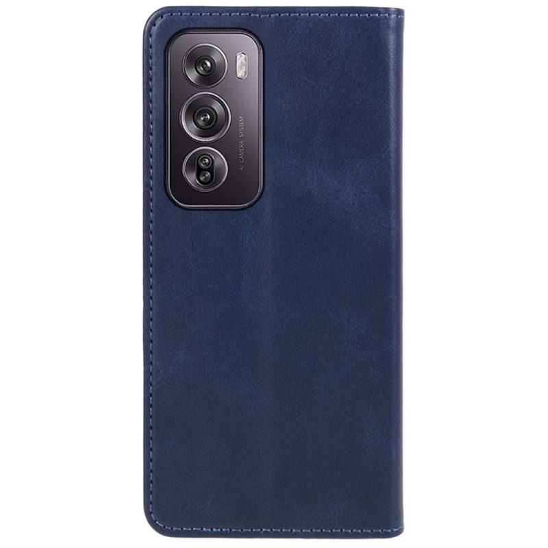 Folio-hoesje Oppo Reno 12 Pro 5g Ledereffect Bescherming Hoesje