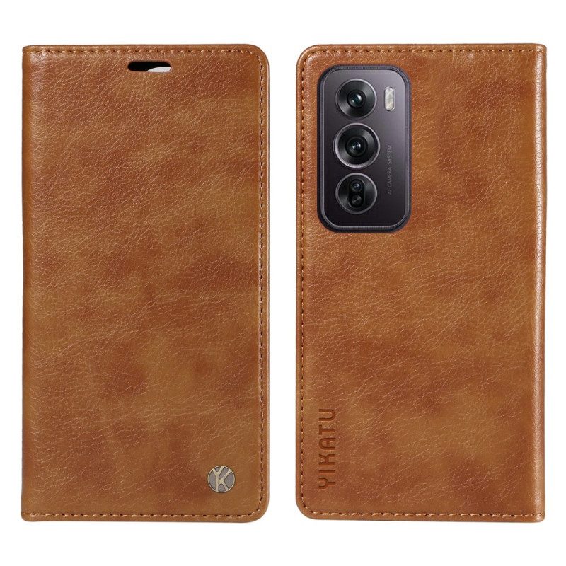 Folio-hoesje Oppo Reno 12 Pro 5g Vintage Yikatu Bescherming Hoesje