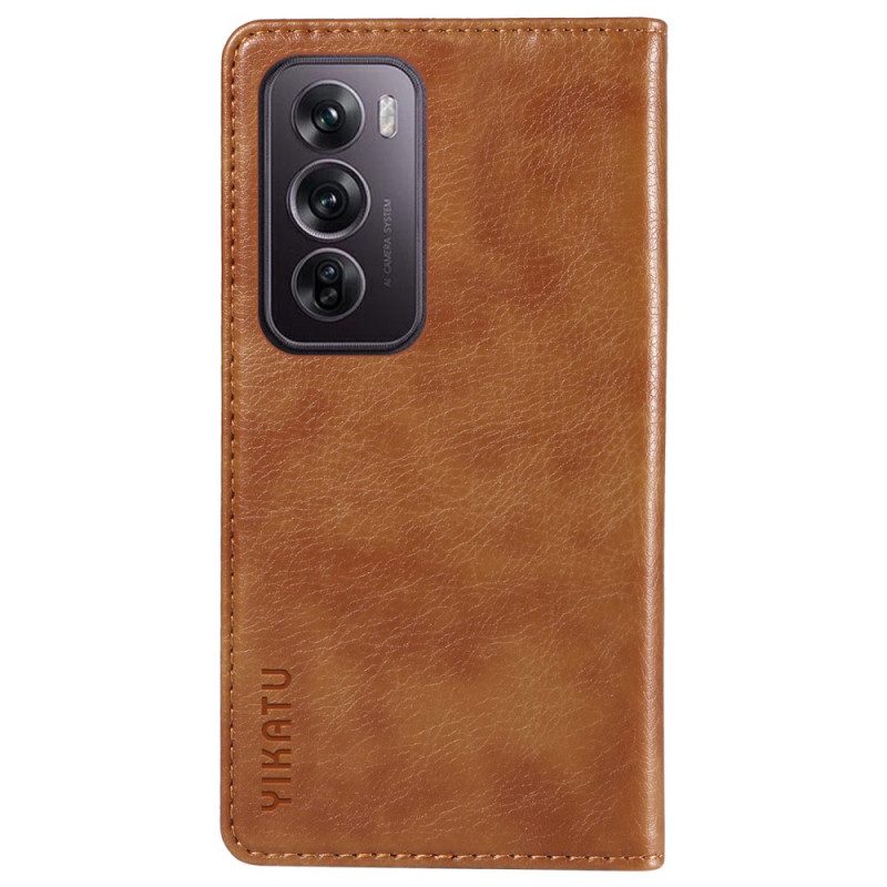 Folio-hoesje Oppo Reno 12 Pro 5g Vintage Yikatu Bescherming Hoesje