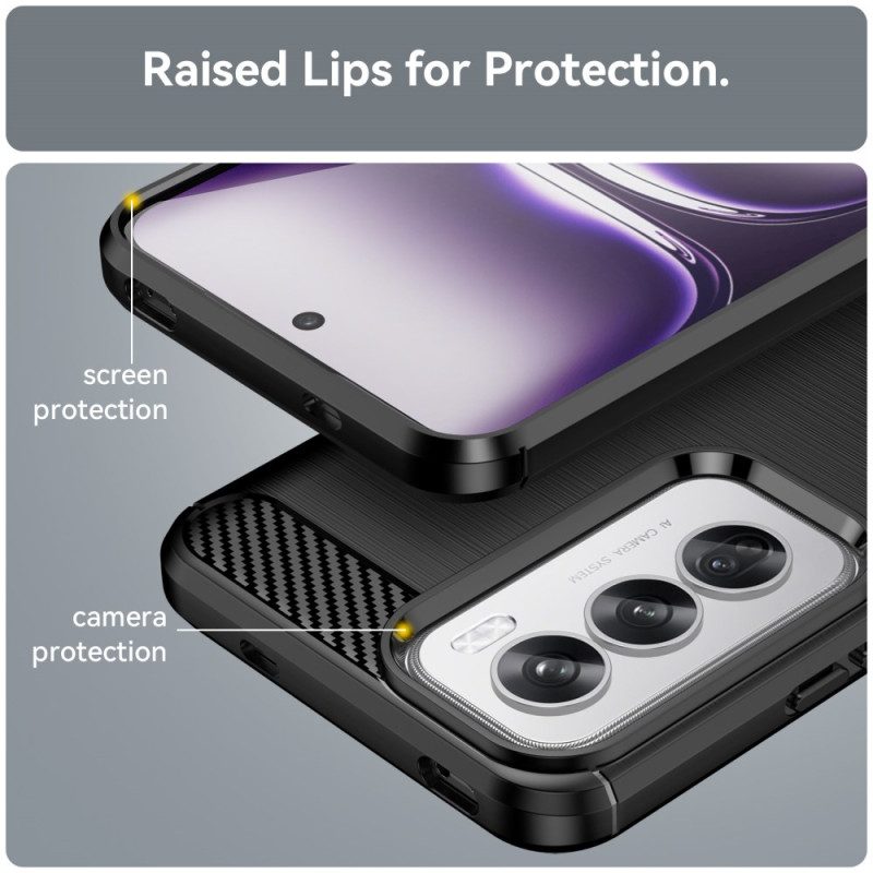 Hoesje Oppo Reno 12 Pro 5g Koolstofvezeltextuur